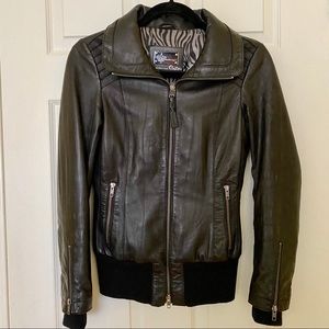 Mackage x Aritzia Collab Leather Jacket